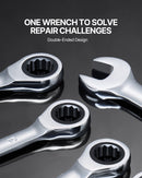 VEVOR Combination Wrench Set 8-Piece Metric 8 mm to 19 mm with Organizer Rack-5