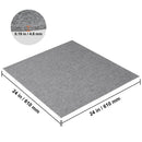 Carpet Tiles Peel and Stick, Squares Self Adhesive Carpet Floor Tile, Soft Padded Carpet Tiles, Easy Install DIY for Bedroom Living Room Indoor Outdoor (9Tiles, Light Gray)-1
