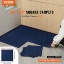 VEVOR Carpet Tiles Peel and Stick, Squares Self Adhesive Carpet Floor Tile, Soft Padded Carpet Tiles, Easy Install DIY for Bedroom Living Room Indoor Outdoor (15Tiles, Dark Blue)-2