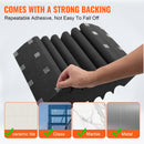 Acoustic Foam Panels 4 Pack 16.5 x 6.3 x 12 in Adhesive for Wall Ceiling-4