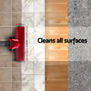 Devanti Stick Vacuum Cleaner Handheld Corded 450W Red-3