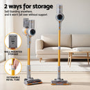 Devanti 300W Stick Vacuum Cleaner Cordless Self-Standing Golden-5