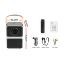 Devanti Portable Mini Video Projector 4K Wifi Home Theater HDMI Support 1080P-2