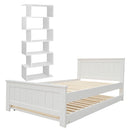 Artiss Bed Frame King Single and Bookshelf-1