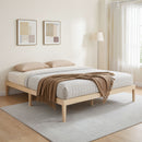 Artiss Bed Frame King Size Wooden Base Mattress Platform Timber Pine BRUNO-6