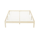 Artiss Bed Frame Queen Size Wooden Base Mattress Platform Timber Pine BRUNO-3