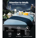 Artiss Bed Frame Double Size Wooden White LEXI-3