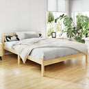 Artiss Bed Frame Double Size Wooden Oak SOFIE-1