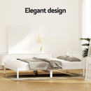 Artiss Double Full Size Wooden Bed Frame SOFIE Pine Timber Mattress Base Bedroom-6