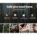 Artiss Bed Frame King Single Size Wooden White SOFIE-6