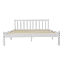 Artiss Bed Frame Queen Size Wooden White SOFIE-3