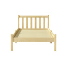 Artiss Bed Frame Single Size Wooden Oak SOFIE-4