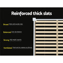 Artiss Double Full Size Wooden Bed Frame PONY Timber Mattress Base Bedroom Kids-5