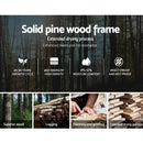 Artiss Single Wooden Bed Frame Bedroom Furniture Kids-4