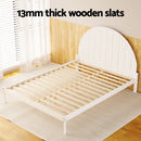 Artiss Bed Frame Queen Size Wooden White DALY-5