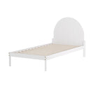 Artiss Bed Frame Single Size Wooden White DALY-1