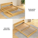 Artiss Bed Frame Queen Size with Charging Ports and 2 Drawers AURA-5