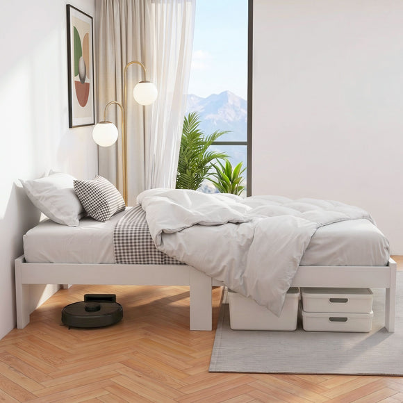 Artiss Bed Frame Single Wooden Bed Base Frame Size JADE Timber Mattress Platform