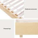 Artiss Bed Frame Queen Size Floating Wooden Mattress Base Platform Timber ODIN-6
