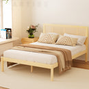 Artiss Bed Frame Queen Size Rattan Wooden RITA-7