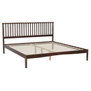Artiss Bed Frame King Size Wooden Base Mattress Platform Timber Walnut VISE-1