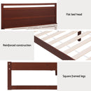 Artiss Bed Frame King Single Size Wooden Walnut WITTON-6
