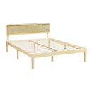 Artiss Bed Frame Queen Size Wooden Base Mattress Platform Timber Pine YUMI-1