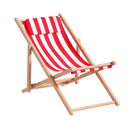 Gardeon Outdoor Deck Chair Wooden Sun Lounge Folding Beach Patio Furniture Red-3