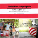 Gardeon Outdoor Deck Chair Wooden Sun Lounge Folding Beach Patio Furniture Red-6