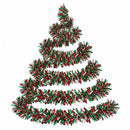 Jingle Jollys 20M Christmas Tinsel Garland Mixed Colors Xmas Party Decoration-3