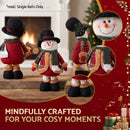 Jingle Jollys Christmas Snowman Ornament 40-56cm Telescopic Tabletop Decoration Doll, Adjustable Length For Tabletop, Window, Mantel, Indoor Holiday Decor-5