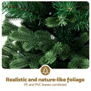 Jingle Jollys Christmas Tree 1.2M LED Potted Xmas Tree Party Decor 8 Light Modes-4