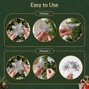 Jingle Jollys 20Pcs Christmas Tree Flower Set Garland Wreath Poinsettia Decorations-8