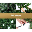 Jingle Jollys 1.2m Christmas Tree Optic Fibre LED Xmas tree Multi Colour-3