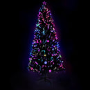 Jingle Jollys 2.1m Christmas Tree Optic Fibre LED Xmas tree Multi Colour-1