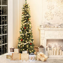 Jingle Jollys Christmas Tree 1.8m Pre-Lit 200 LED Lights Xmas Tree Decorations-7