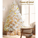 Jingle Jollys Christmas Tree 2.1m 1000 White Tips Xmas Tree Decorations-6