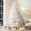 Jingle Jollys Christmas Tree 2.1m 1000 White Tips Xmas Tree Decorations-7