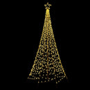 3.6M Christmas Tree 800 LED Solar Net Lights Jingle Jollys-1