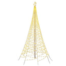 3.6M Christmas Tree 800 LED Solar Net Lights Jingle Jollys-3