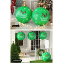 Jingle Jollys Christmas Inflatable Ball Bauble 60cm Outdoor Decoration Green-8