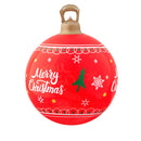 Jingle Jollys Christmas Inflatable Ball 60cm Led Illuminated Xmas Decoration Red-3