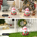 Jingle Jollys Christmas Inflatable Ball 60cm Santa Decoration Giant Bauble Clear-5