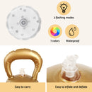 Jingle Jollys Christmas Inflatable Ball 60cm Illuminated Led Snowman Xmas Decor-6