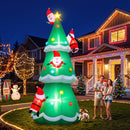 Jingle Jollys Christmas Inflatable Santa Tree 5M Illuminated Decorations-8