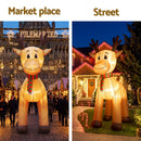 Jingle Jollys Christmas Inflatable Reindeer 5M Illuminated Decorations-5