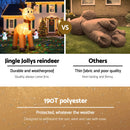 Jingle Jollys Christmas Inflatable Reindeer 5M Illuminated Decorations-6