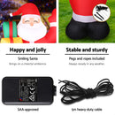 Jingle Jollys Christmas Inflatable Santa 2.4M Illuminated Decorations-8
