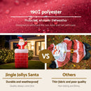 Jingle Jollys Christmas Inflatable Santa Pop Up 1.8M Illuminated Decorations-6