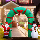 Jingle Jollys Christmas Inflatable Archwary 2.8M Illuminated Decorations-7
